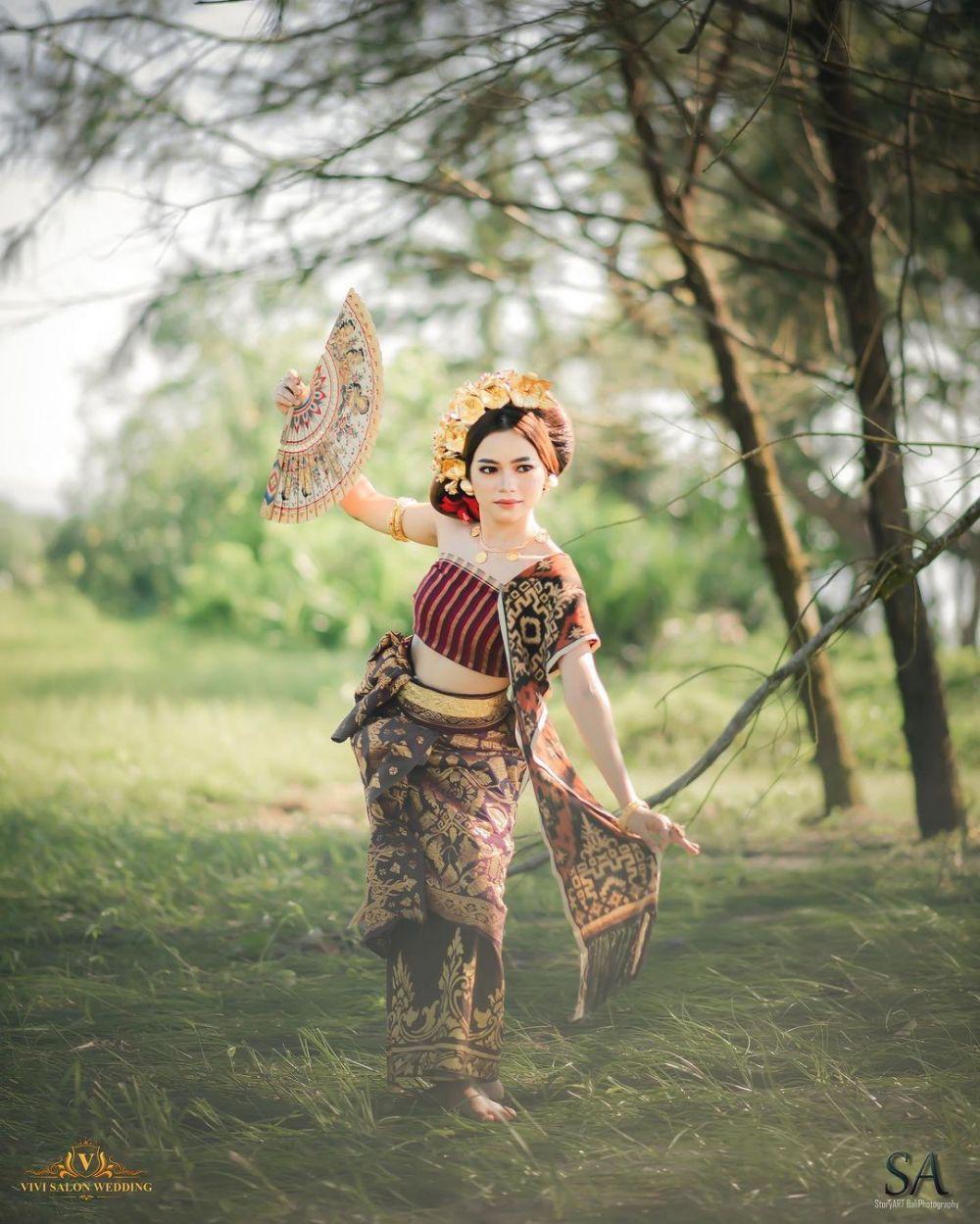 10 Potret Rara LIDA Berbusana Jadi Gadis Bali sampai India, Pangling!