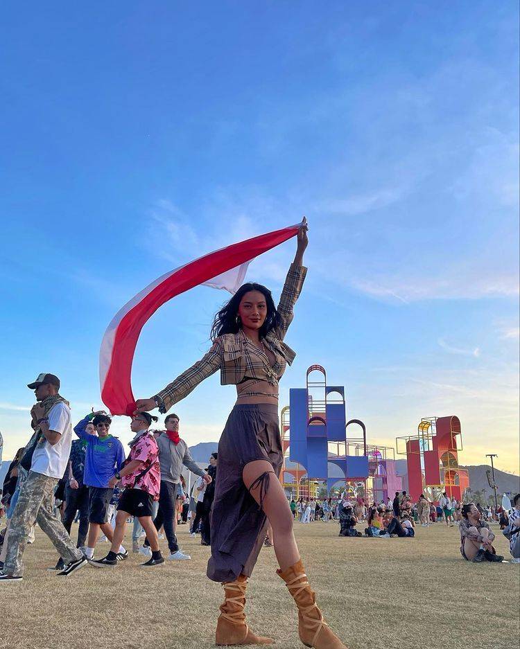 10 Gaya OOTD Selebritas Indonesia Di Coachella 2022