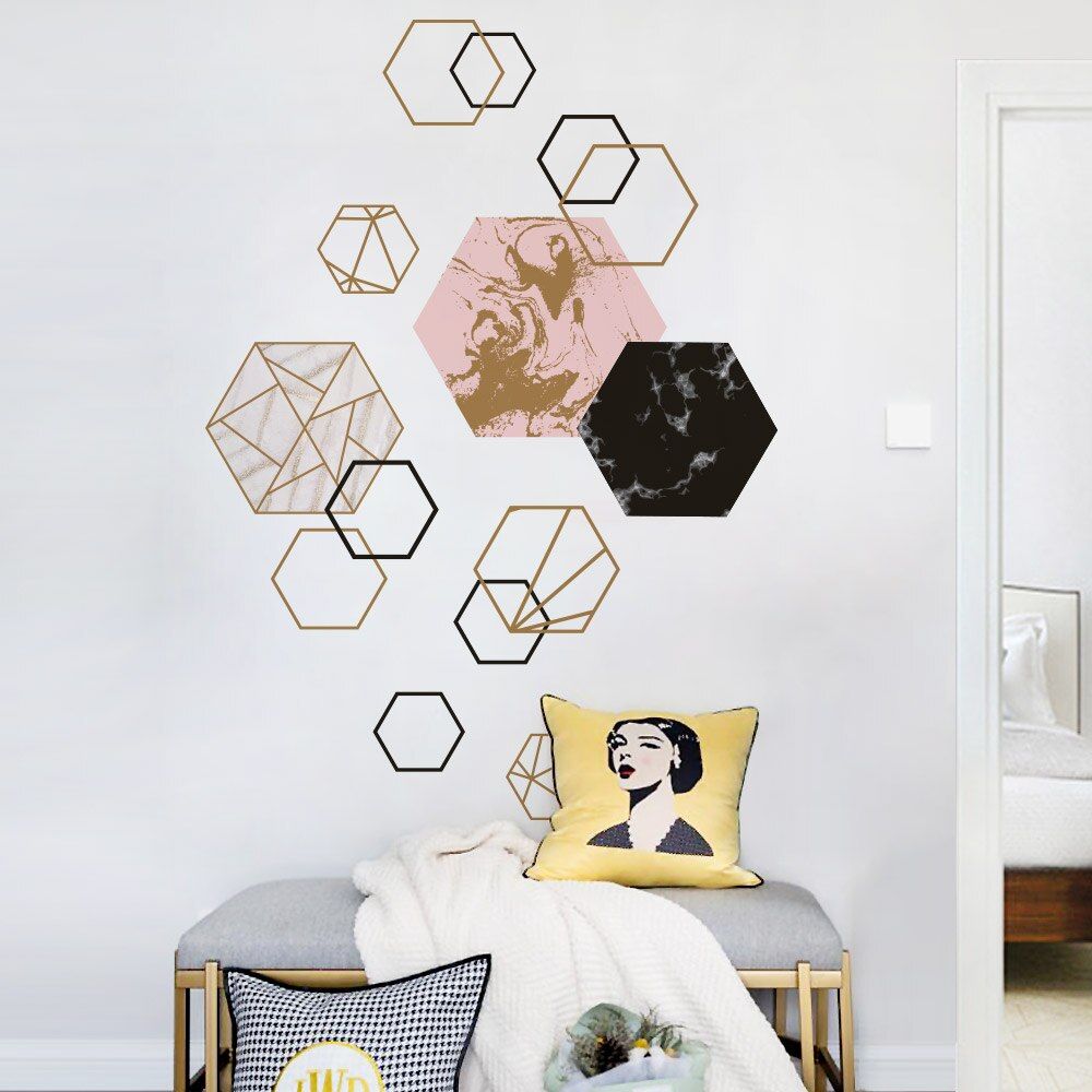 9 Inspirasi Gaya Dinding Geometrik Modern, Estetis Dan Mewah