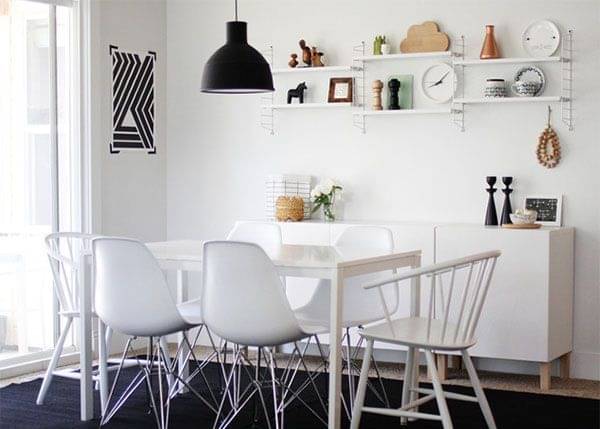 10 Inspirasi Ruang Makan Bergaya Scandinavian, Modern