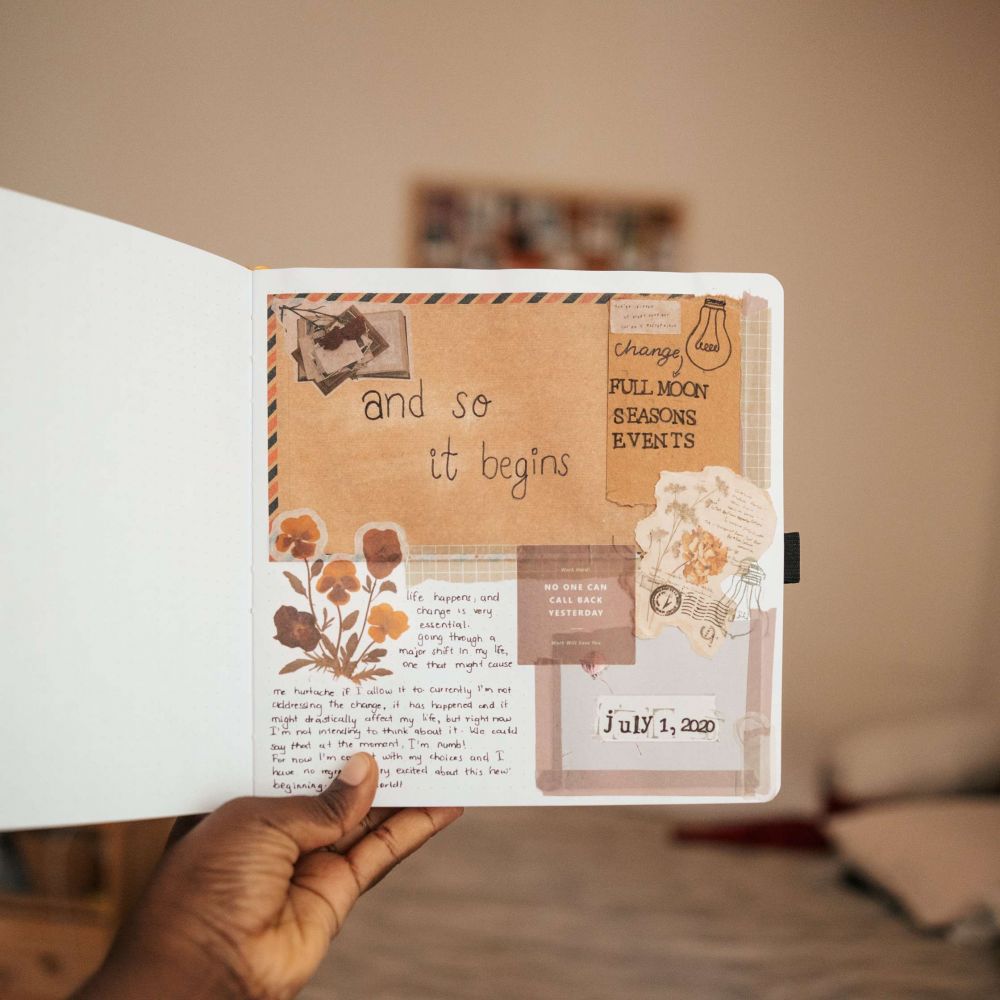 5 Tips Membuat Scrapbook Estetis untuk Journaling