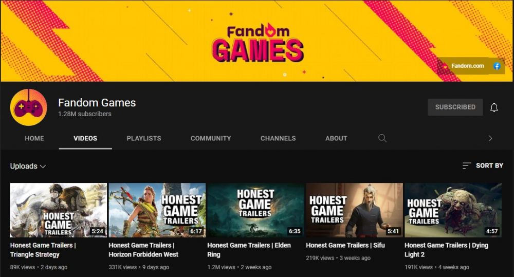 Fandom games. Youtube fandom.