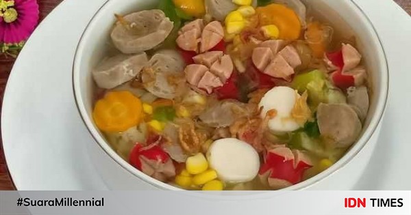 Resep Sop Sosis Bakso Enak Dan Praktis Hangat