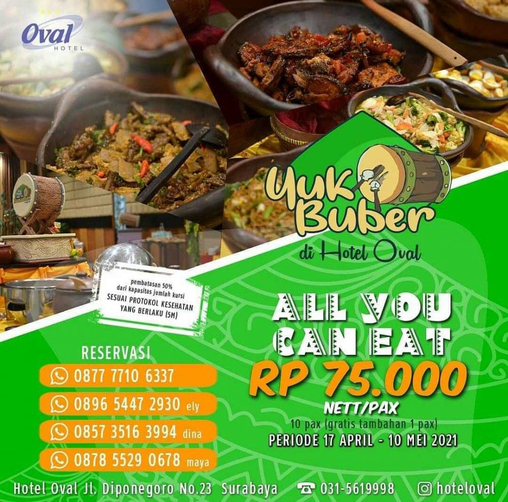 15 Promo Bukber AYCE Di Surabaya, Semua Di Bawah Rp100 Ribu