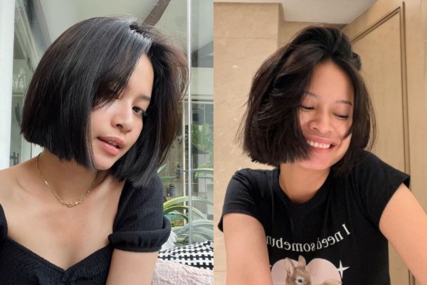 10 Potret Terkini Hanggini dengan Rambut Pendek, Imut Banget!
