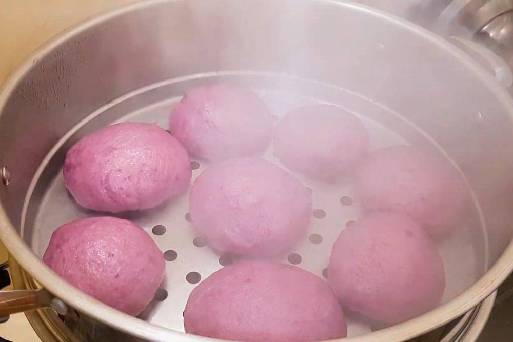 Resep Bakpao Ubi Ungu Cream Pastanya Sempurnakan Rasa