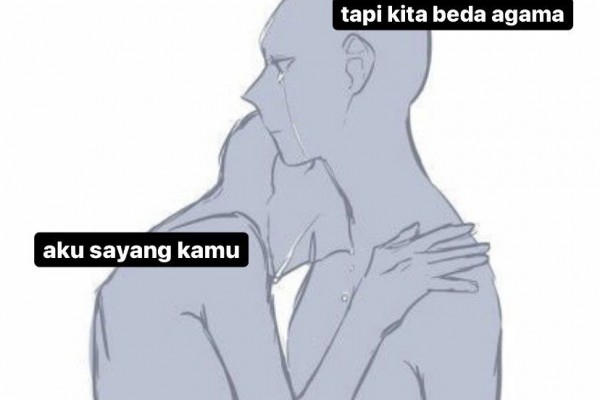 10 Meme Kisah Cinta Beda Agama Ini Bikin Nyengir Frustrasi