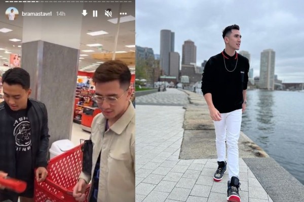 12 Potret Verrell Bramasta Liburan ke Boston dengan Sahabat