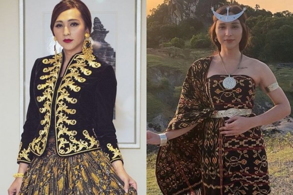 9 Potret Dena Rachman Pakai Busana Tradisional, Anggun dan Menawan!