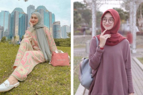9 Potret Influencer Hijab bak Masih ABG, Mama Muda Hits!