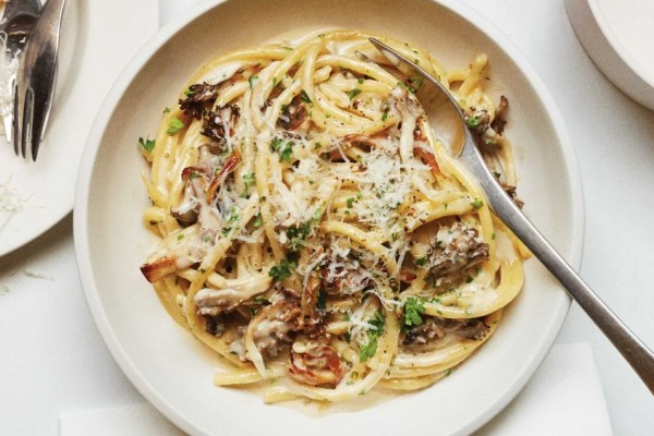 Resep Spaghetti Saus Jamur yang Lezat, Creamy dan Mudah Dibuat!