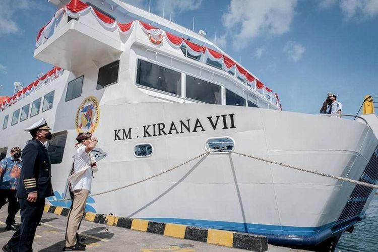 Jadwal KM Kirana VII Rute Lombok-Surabaya pada 25 - 29 September 2023