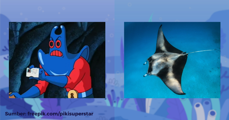 spongebob manta ray costume