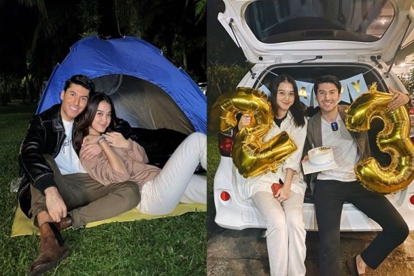10 Potret Mesra Esta Pramanita dan Bara Valentino, Cinlok?