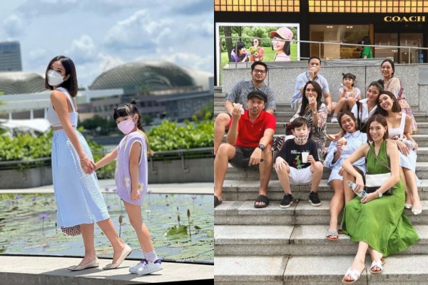 10 Momen Liburan Gisel dan Gempi di Singapura, Bawa Rombongan!