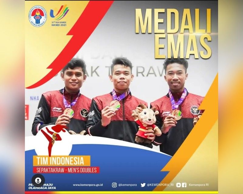 Atlet Sepak Takraw asal Lumajang Borong Medali SEA Games Vietnam 