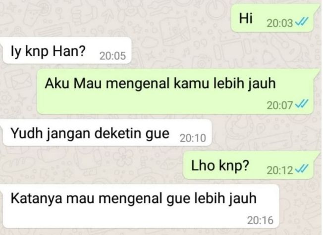 10 Chat Cinta Ditolak Gebetan Nyesek Banget Tapi Lucu 