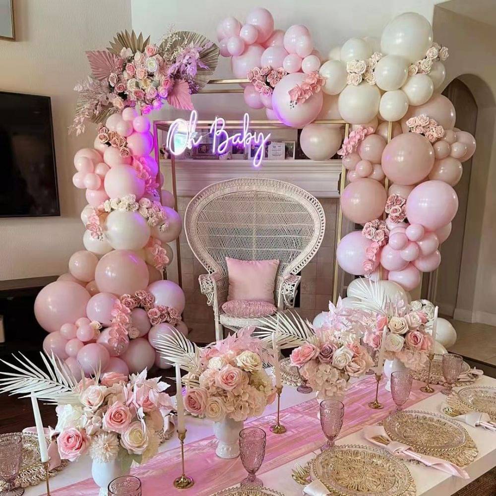 9 Ide Dekorasi Baby Shower Dengan Balon, Meriahnya Mewah