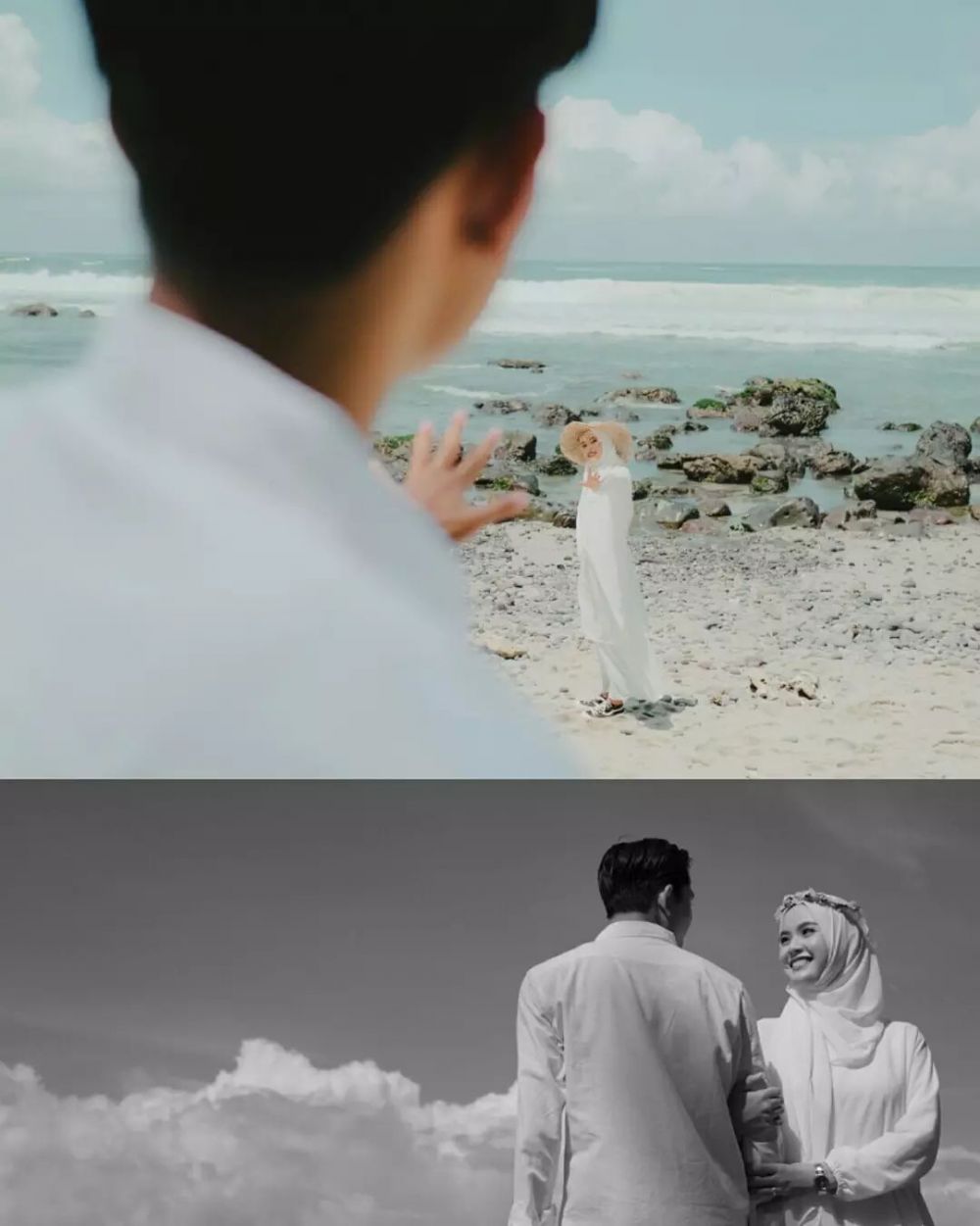 Ide Foto Prewedding Di Pantai Yang Keren Dan Estetik