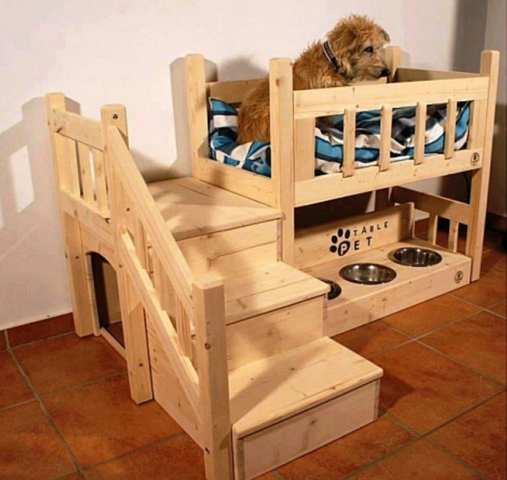 9 Ide Desain Tempat Tidur Anjing, Ada Model Bunk Bed!