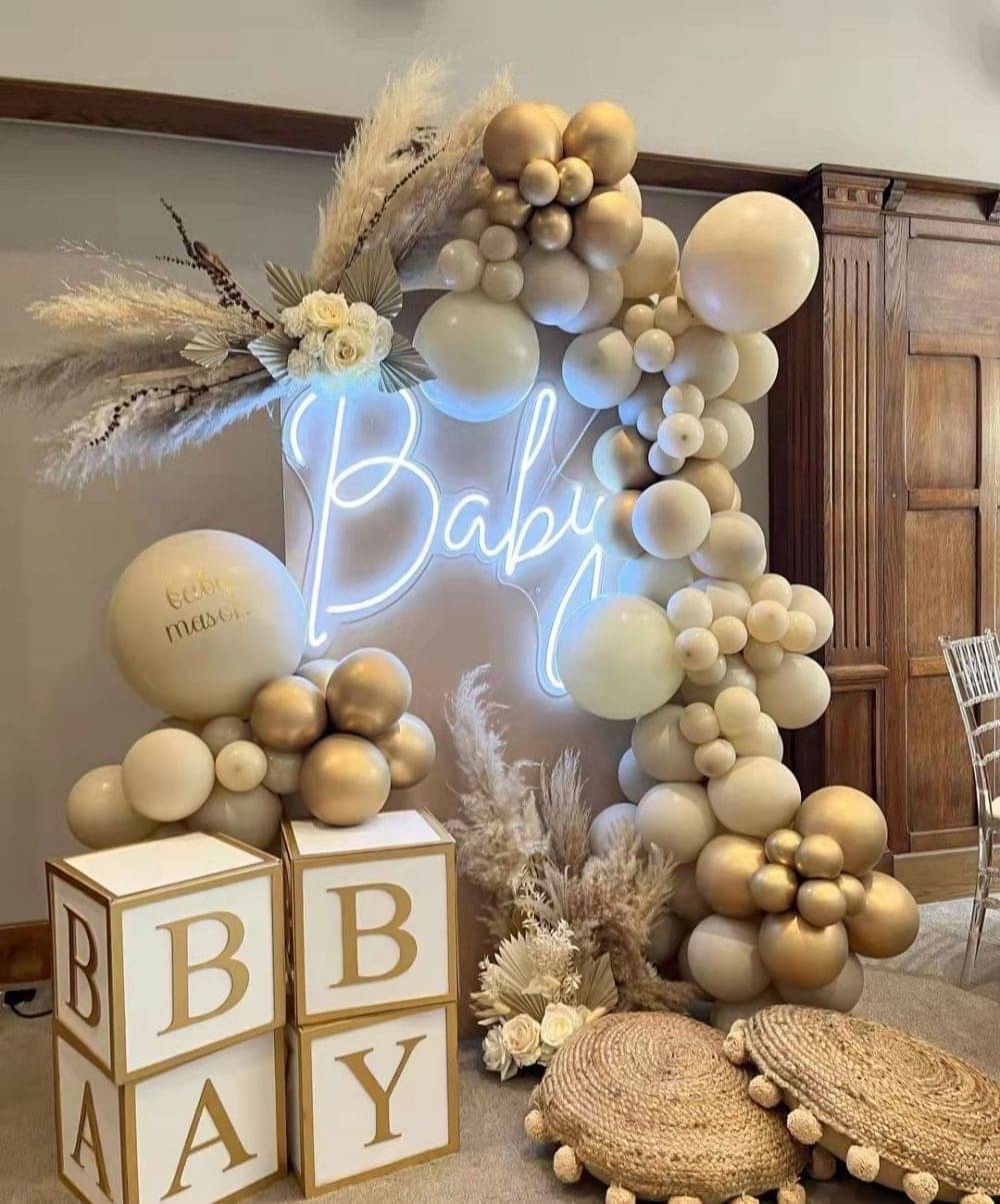 9 Ide Dekorasi Baby Shower Dengan Balon, Meriahnya Mewah