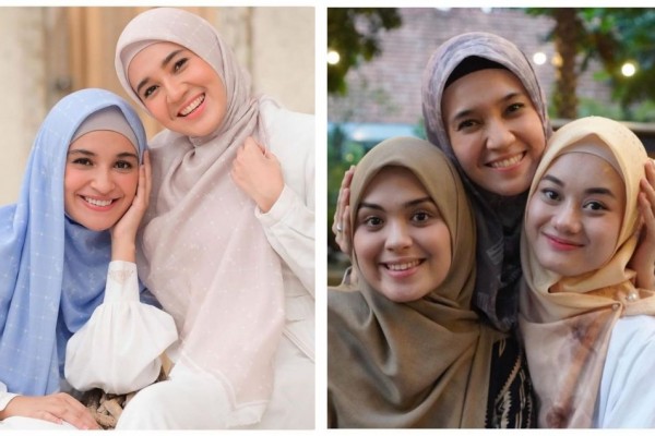 9 Potret Keakraban Dhini Aminarti dan Aktris Lain, Dikenal Ramah!