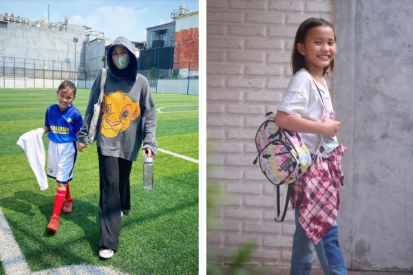 9 Foto Kala Madali, Putri Zaskia Adya Mecca, yang Ikut Les Bola!