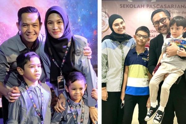 9 Potret Keluarga Artis Berhijab Punya Dua Putra, Jadi Paling Cantik!