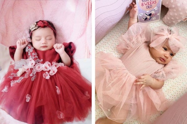 9 Potret Anak Cewek Artis Kelahiran 2022 saat Pakai Dress, Gemas!