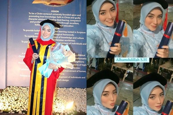 10 Momen Wisuda Nabilah Ayu eks JKT48, Sah Jadi Sarjana Hukum
