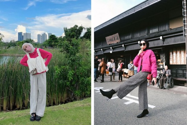 10 Ide Padu Padan Outfit Candy Pink Selebgram Hijab, Trending Color