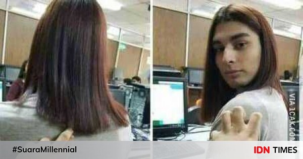 10 Potret Kocak Cowok Dengan Rambut Gondrong