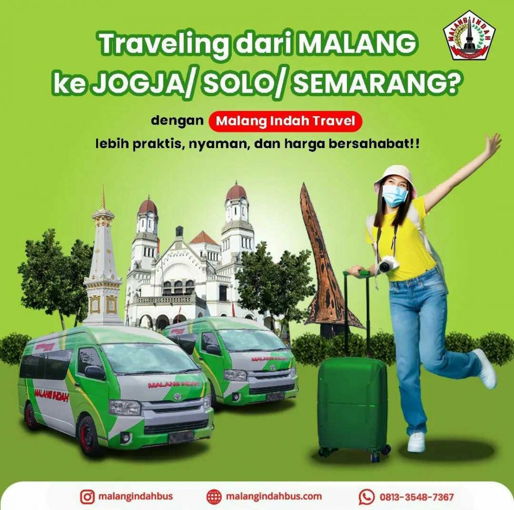 5 Rekomendasi Agen Travel Malang-Yogyakarta, Mulai Rp100 Ribuan!