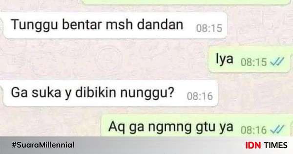 10 Chat Kocak Ketika Pacar Ngambek