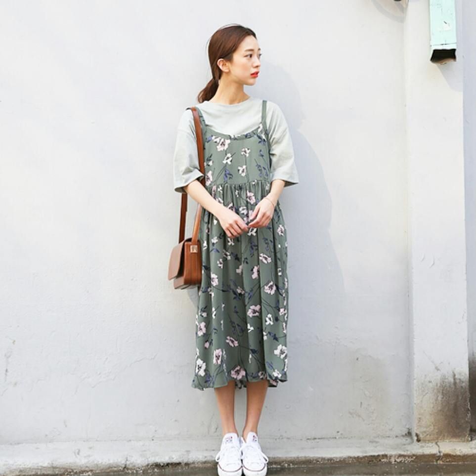 20 Referensi Overall Dress ala Korean Style, Girly Abis!