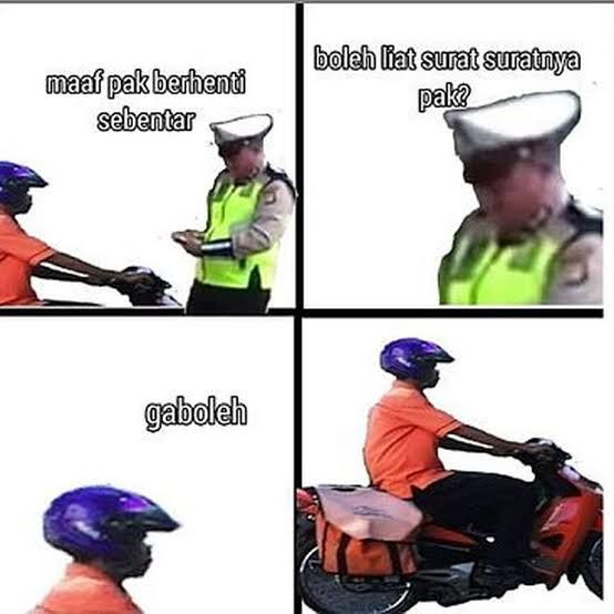 9 Meme Lucu Saat Diinterogasi Polisi