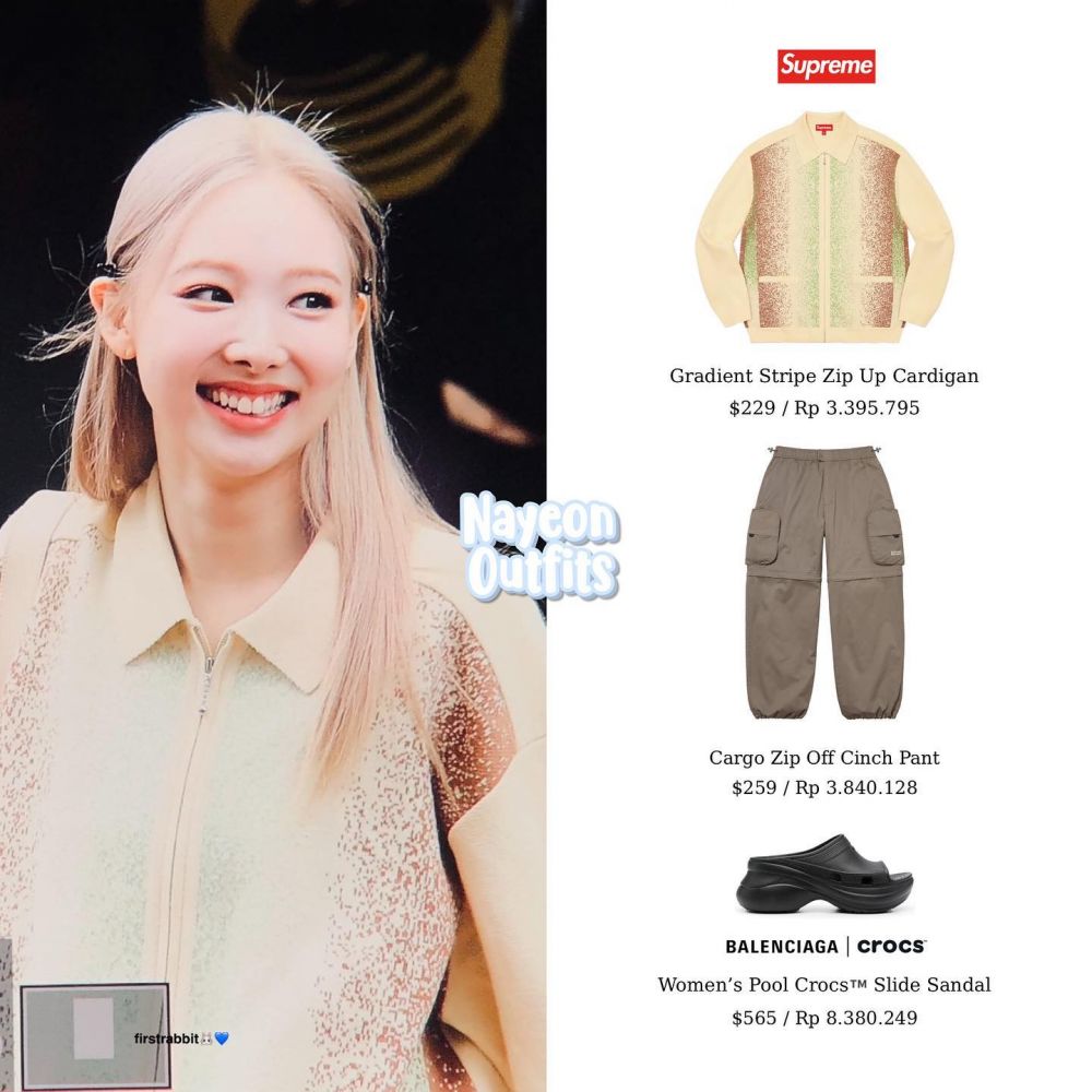 11 Harga Outfit Nayeon TWICE di Promosi Single 'POP!