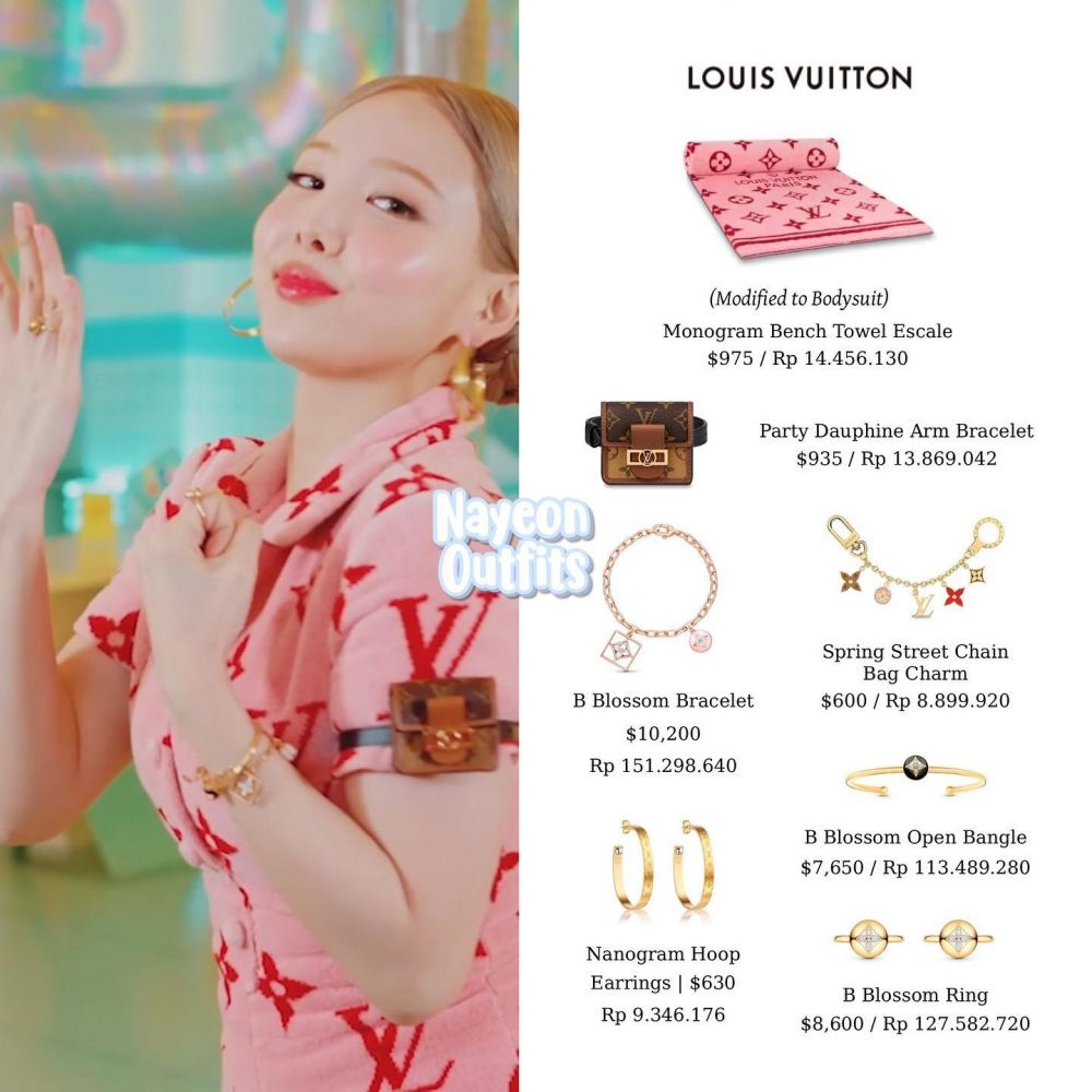 11 Harga Outfit Nayeon TWICE di Promosi Single 'POP!