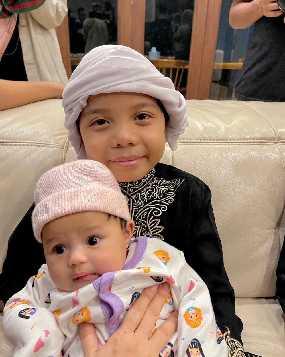 9 Potret Ameena Bareng Om Halilintar, Disayang Banget!