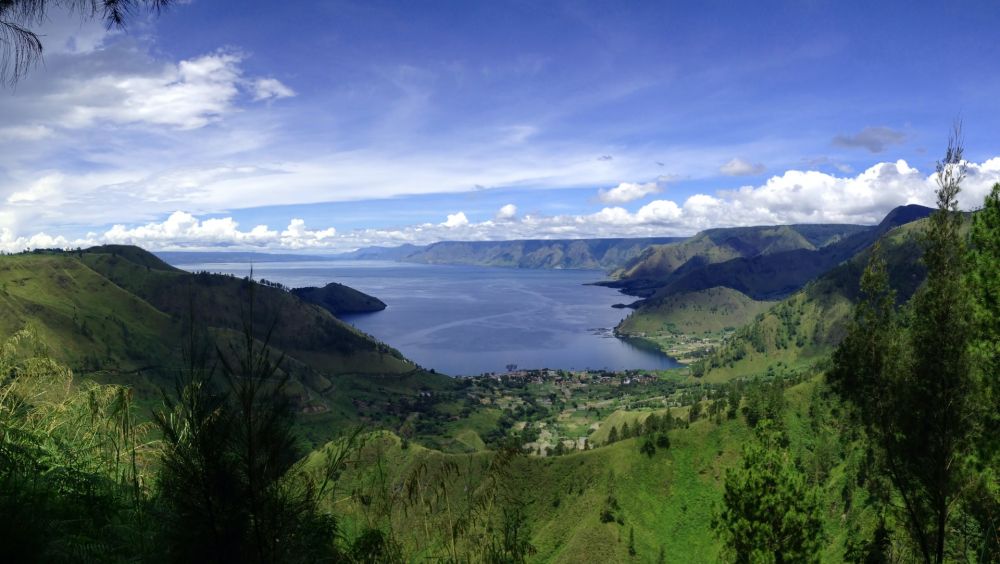 10 Potret Keindahan Danau Toba, Wisata Hasil Letusan Dahsyat Gunung