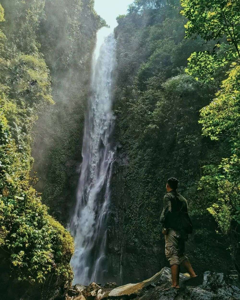 Potret Air Terjun Putuk Truno Pasuruan