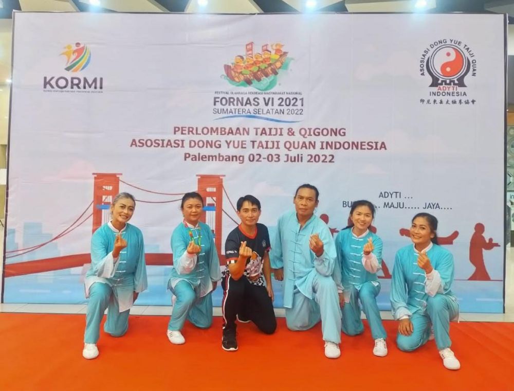 Bali Raup 56 Medali di Ajang Fornas VI Palembang 2022