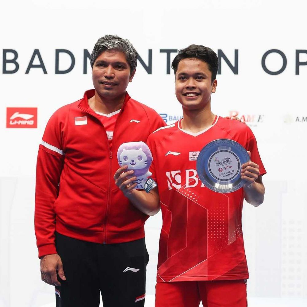 Perjalanan Anthony Ginting hingga Juara Singapore Open 2022