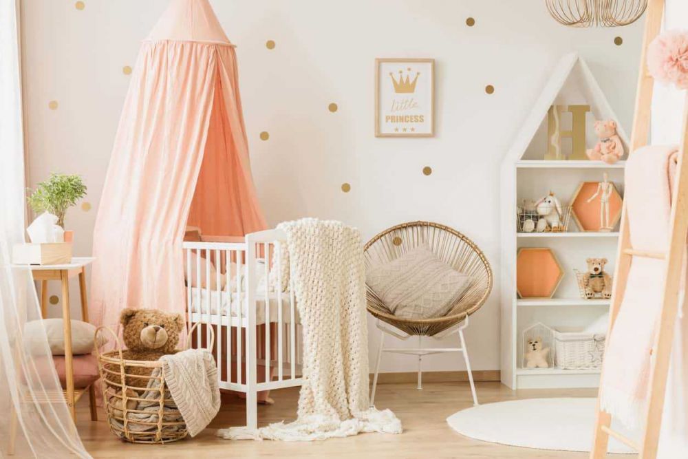 9 Inspirasi Desain Dekorasi Kamar Bayi yang Serba Pink dan Cute