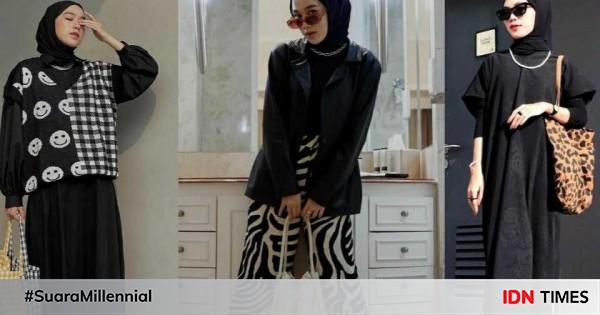 10 OOTD Hijab ala Cewek Mamba, Bikin Penampilanmu Makin kece