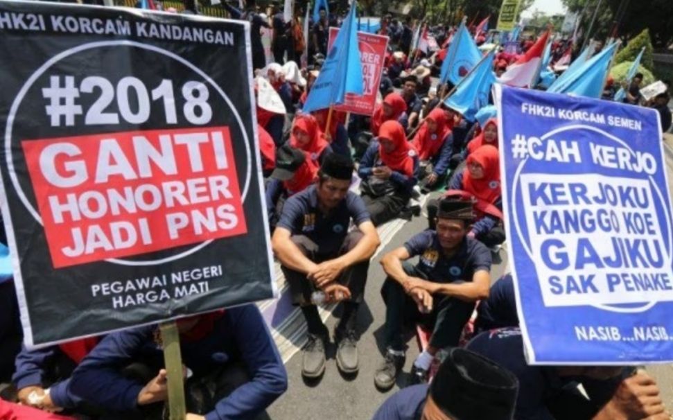 Pegawai Honorer di Banten Akan Mogok Massal  
