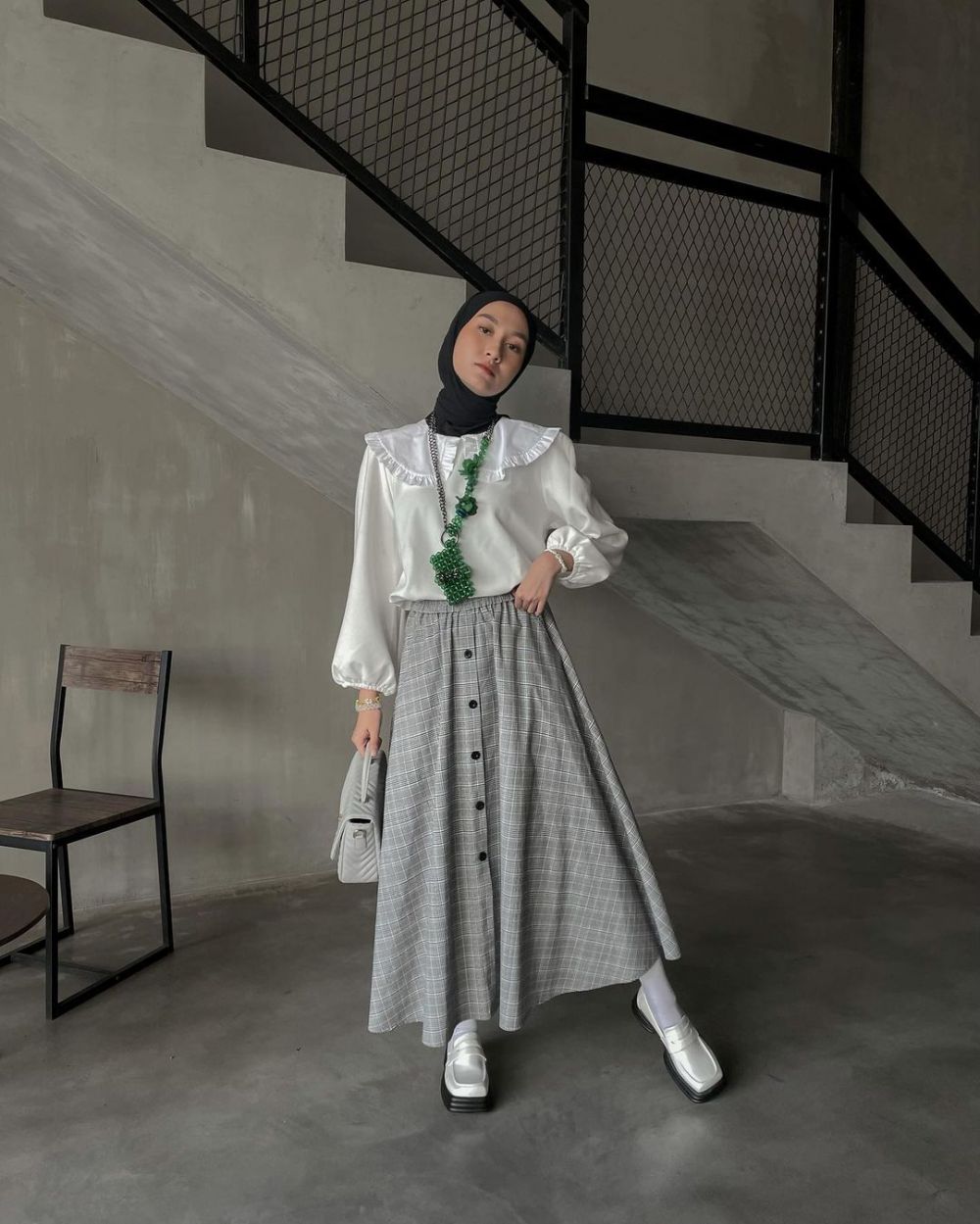Kaftan Panjang Flowing