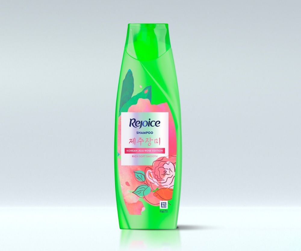 Rejoice Shampoo Korean Jeju Rose