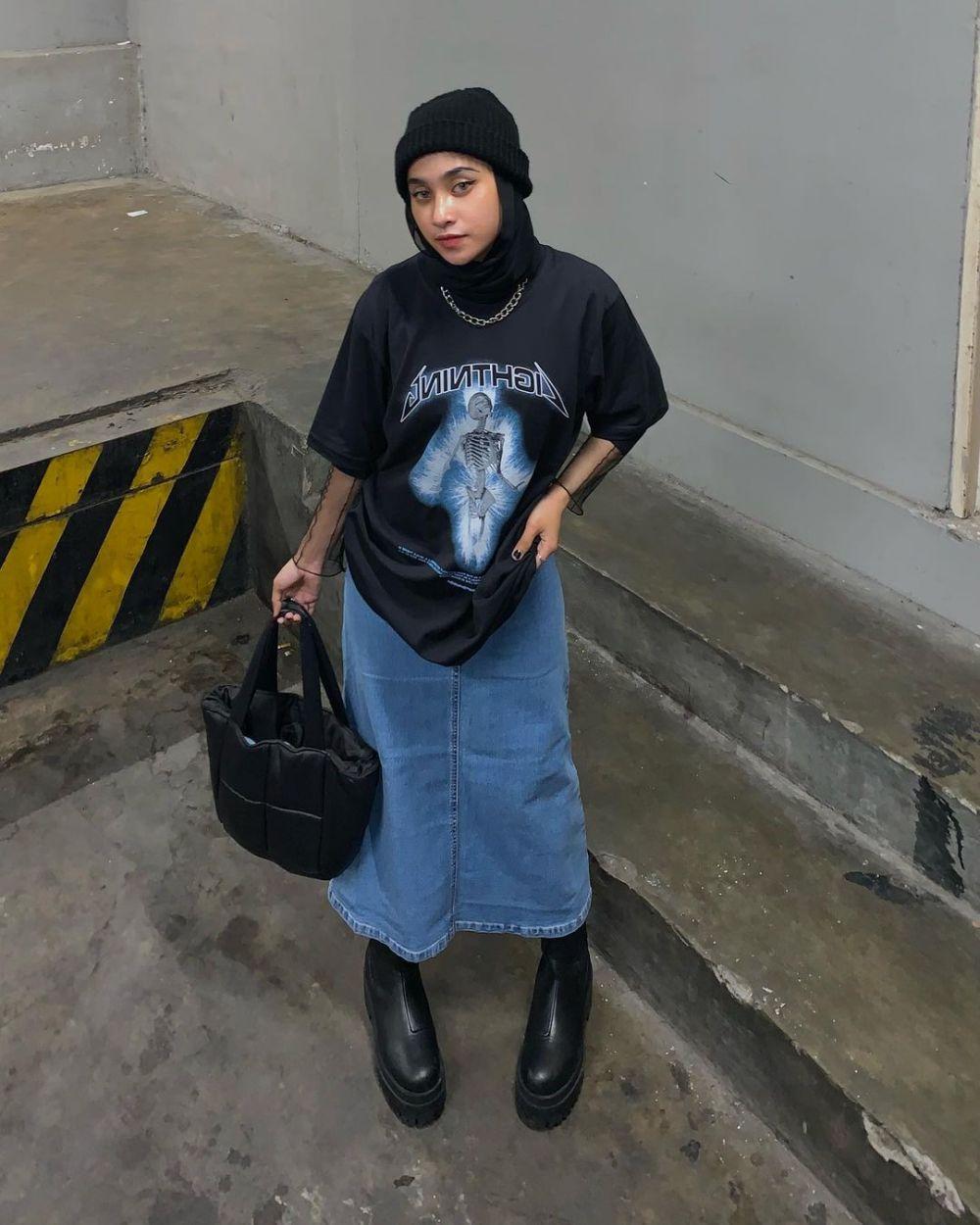 Grunge style outlet hijab