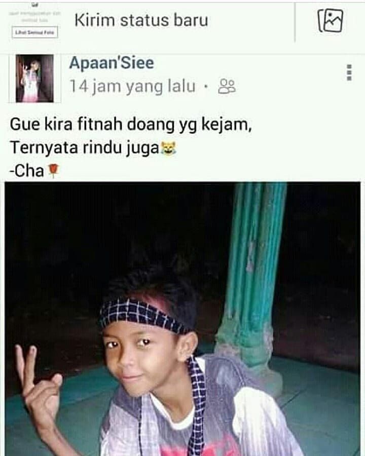 Status Facebook Kocak Berisikan Gombalan Bocil Ngakak Abis